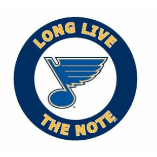 St. Louis Blues - Long Live the Note Steel Super Magnet