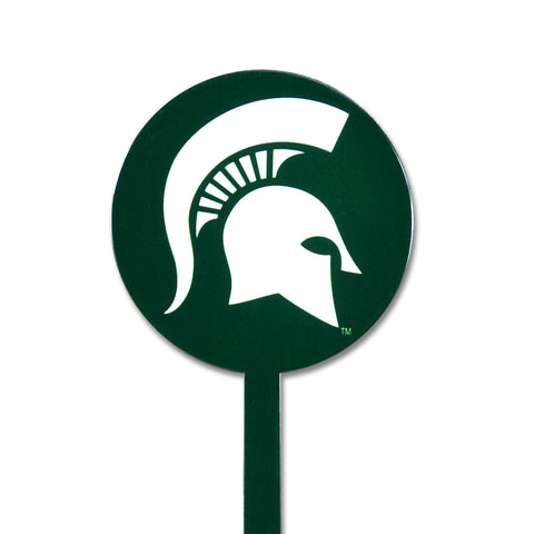 Michigan State Spartans Green Steel Garden Stake