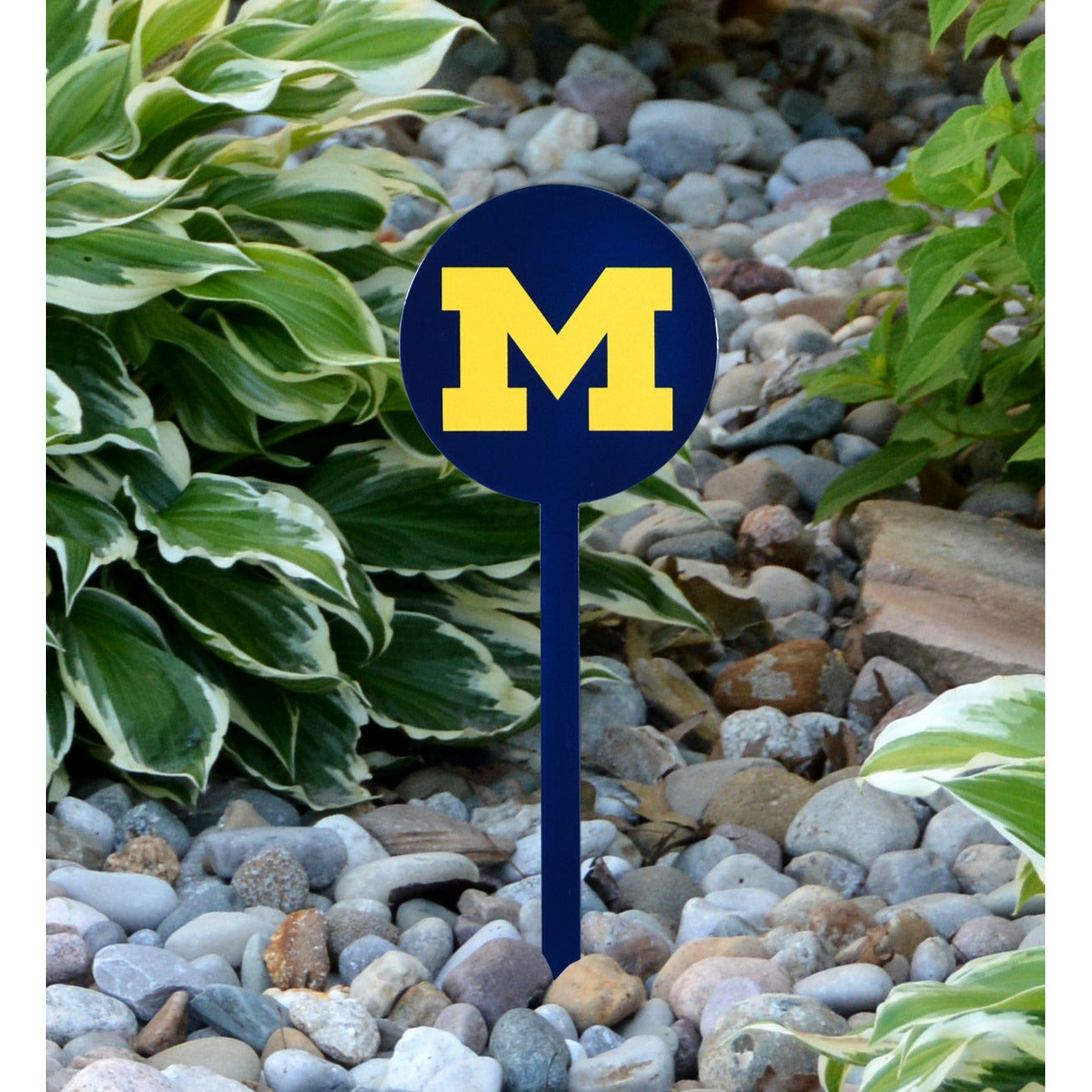 Michigan Wolverines Navy Steel Garden Stake