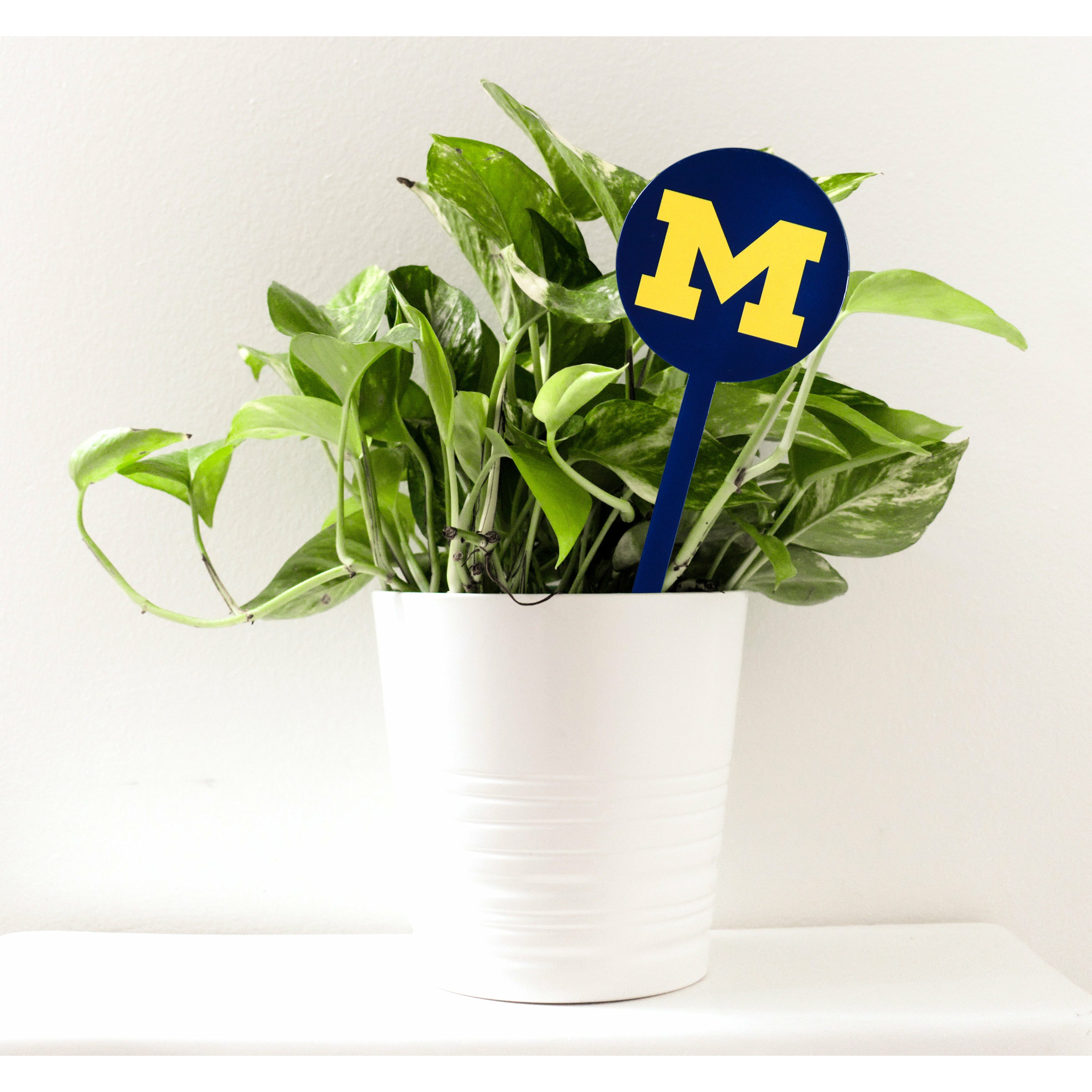 Michigan Wolverines Navy Steel Garden Stake