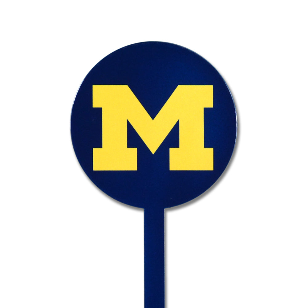 Michigan Wolverines Navy Steel Garden Stake