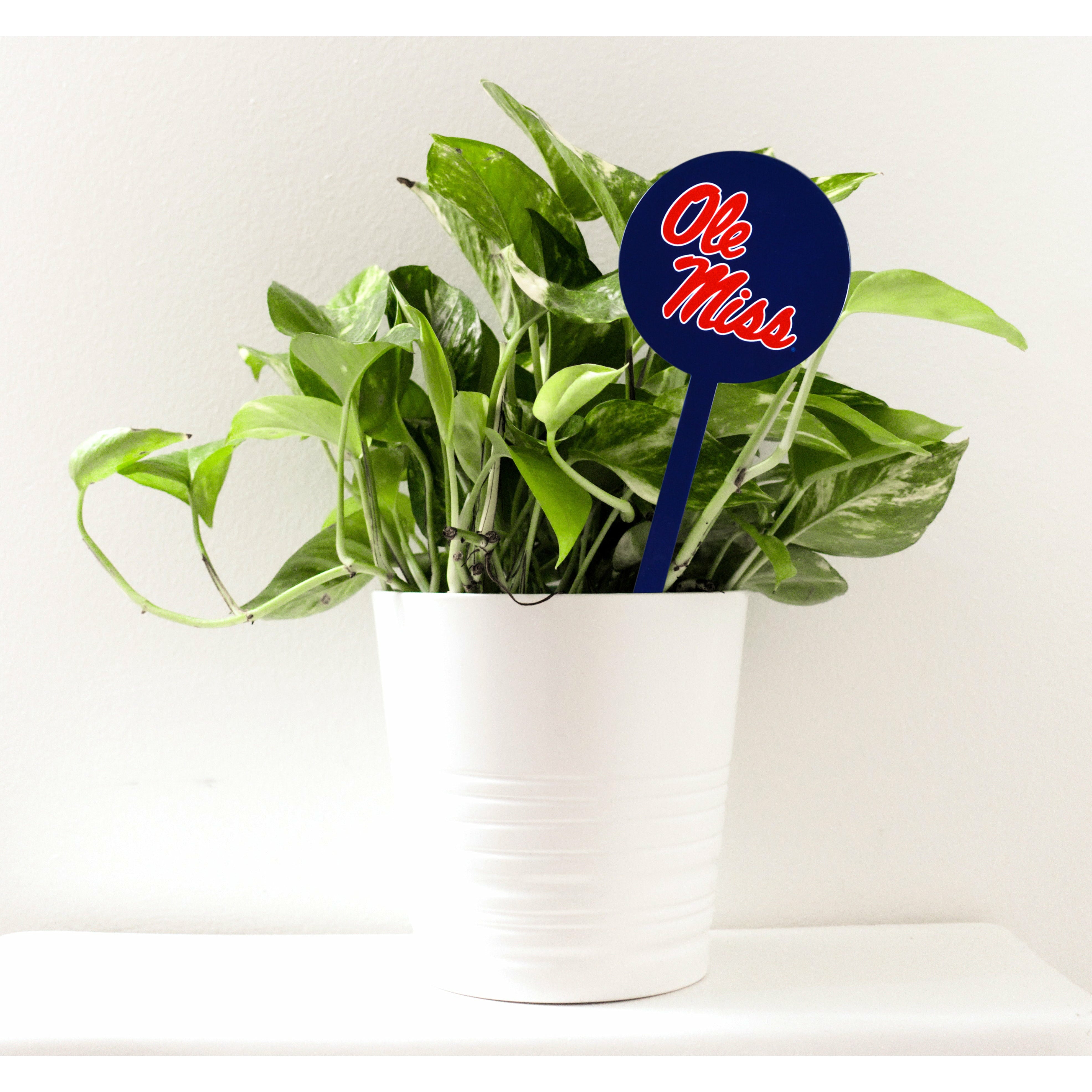 Ole Miss Rebels Navy Steel Garden Stake