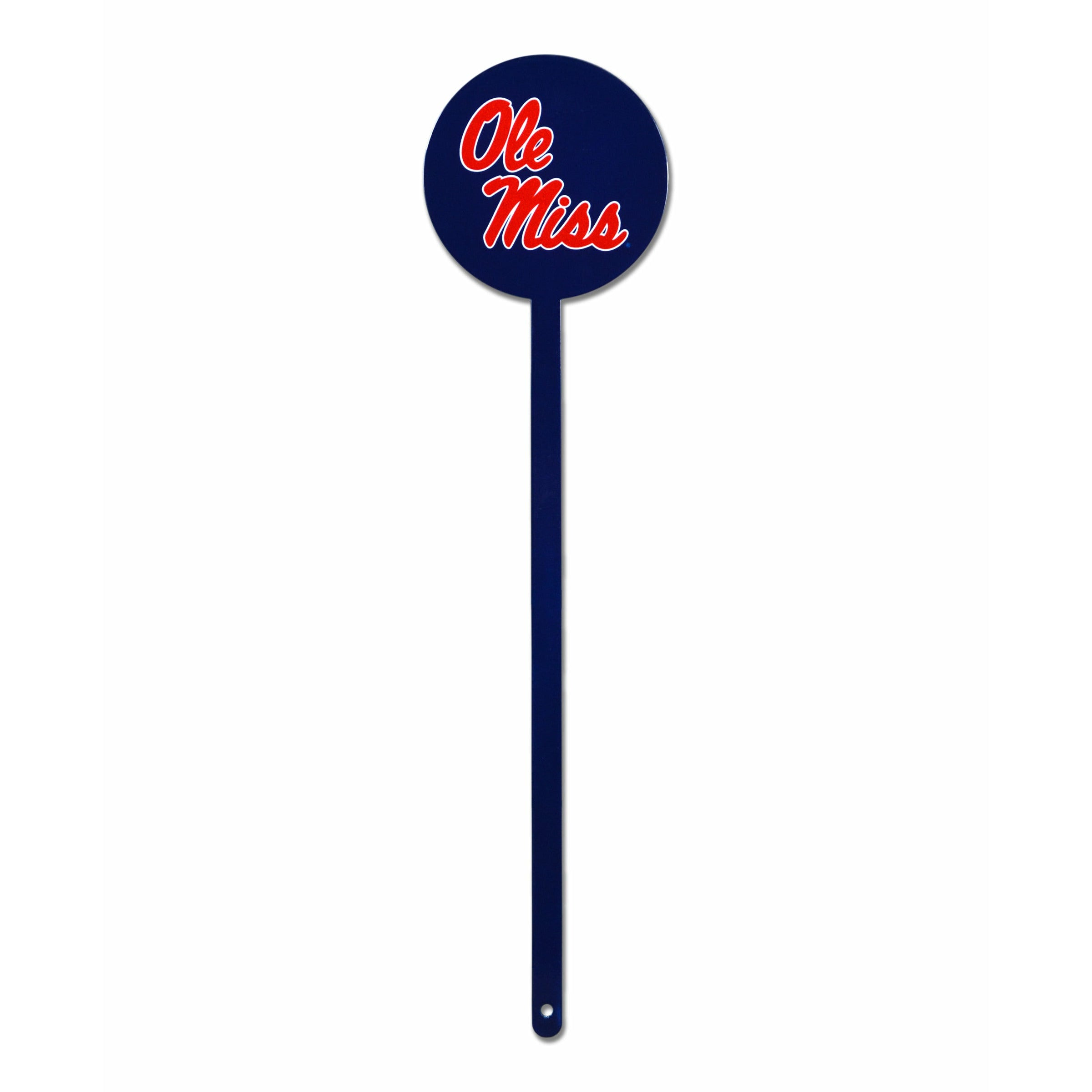 Ole Miss Rebels Navy Steel Garden Stake