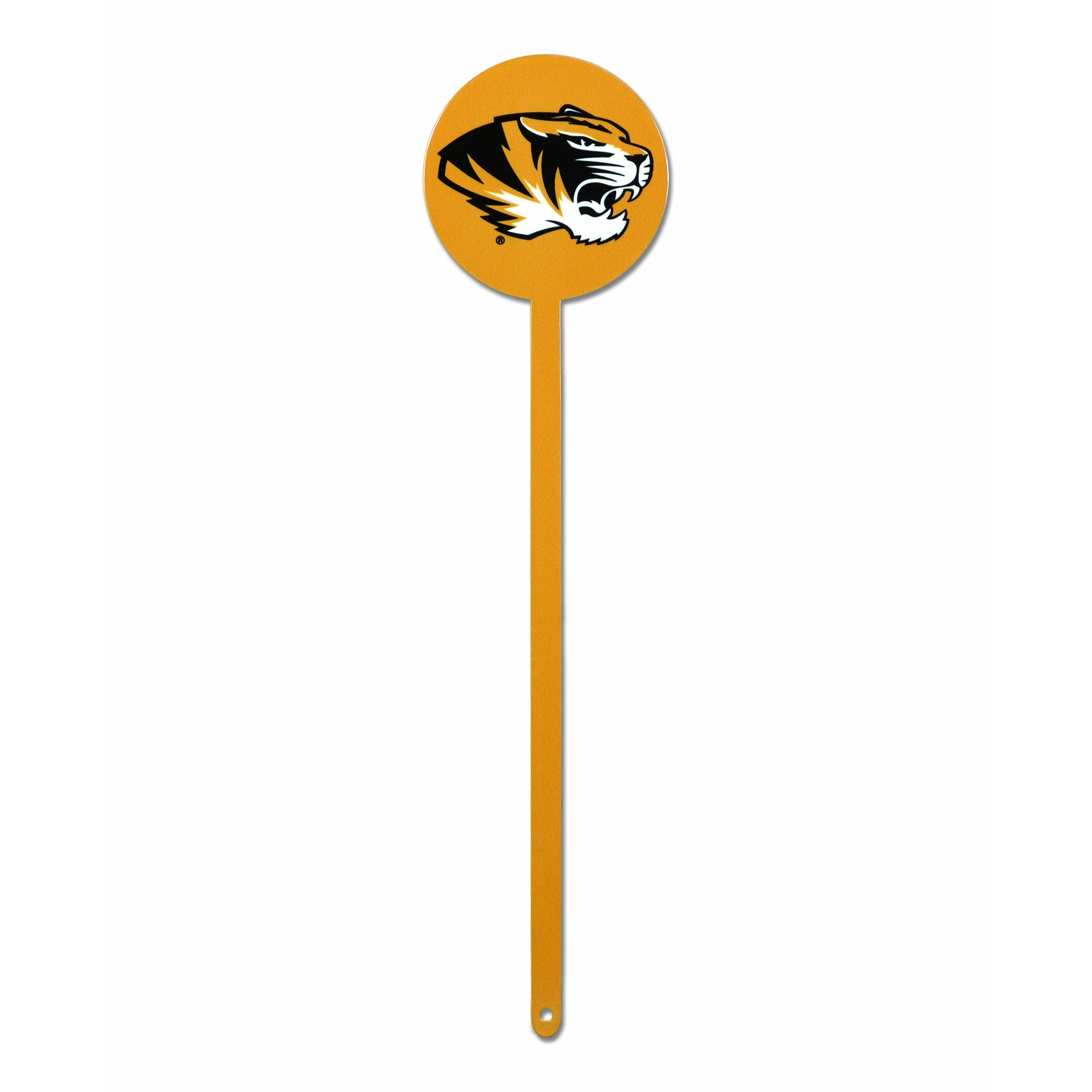 Missouri Tigers Tiger Head Gold Steel Garden Stake