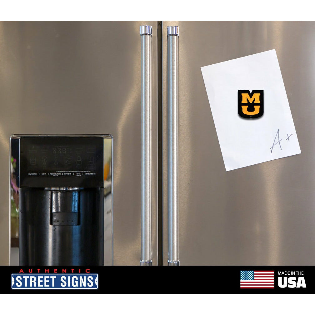 Missouri Tigers - Stacked MU Steel Super Magnet