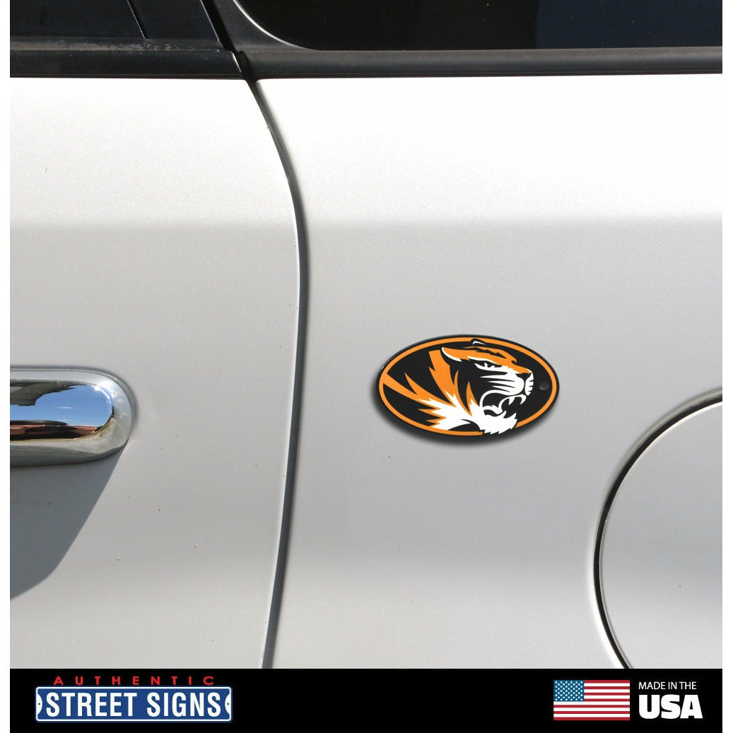 Missouri Tigers - Oval Steel Super Magnet