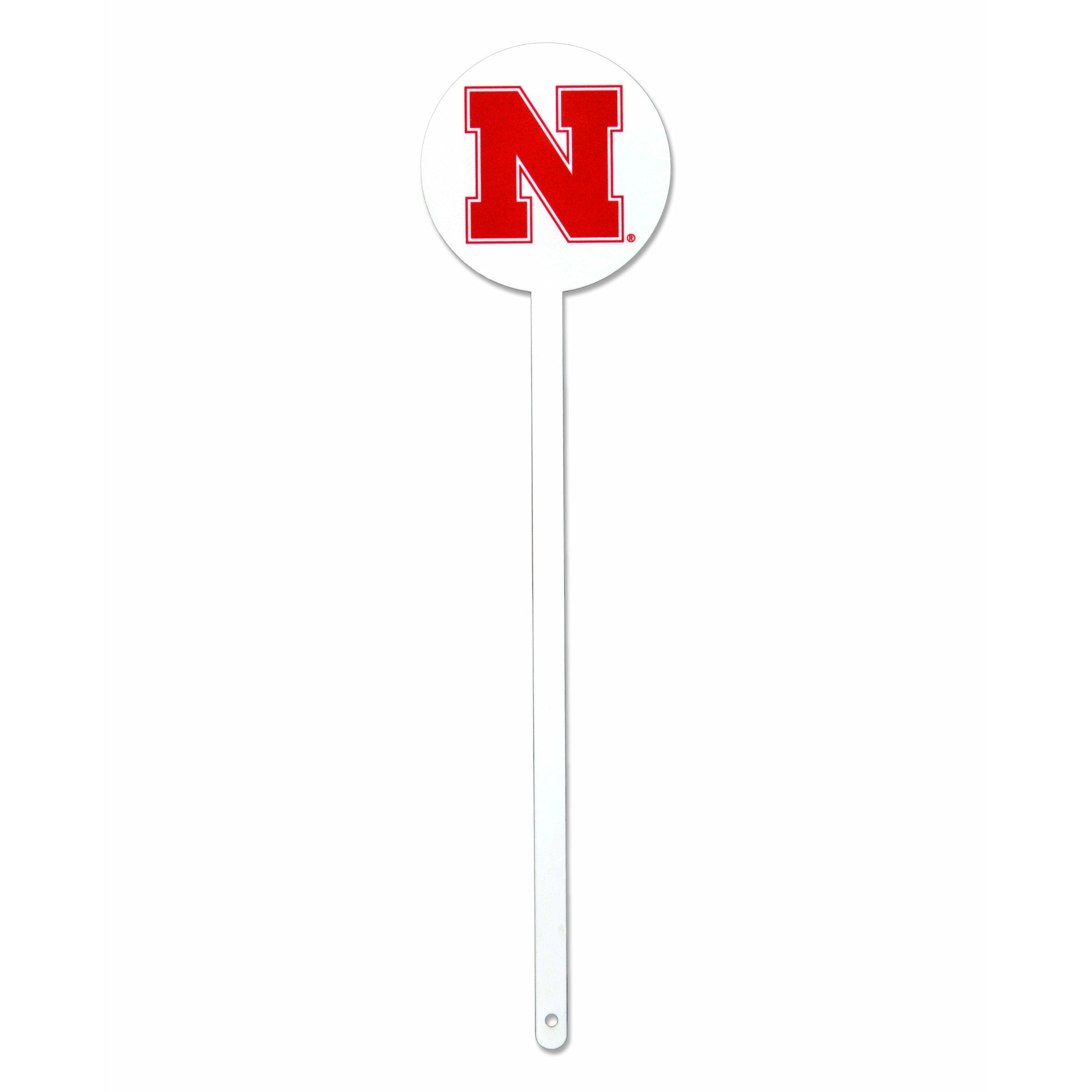 Nebraska Cornhuskers Block N Steel Garden Stake
