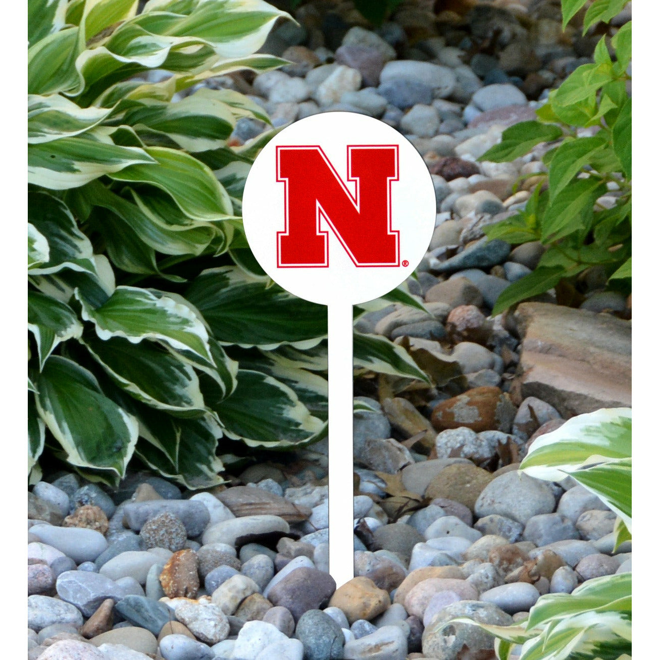 Nebraska Cornhuskers Block N Steel Garden Stake