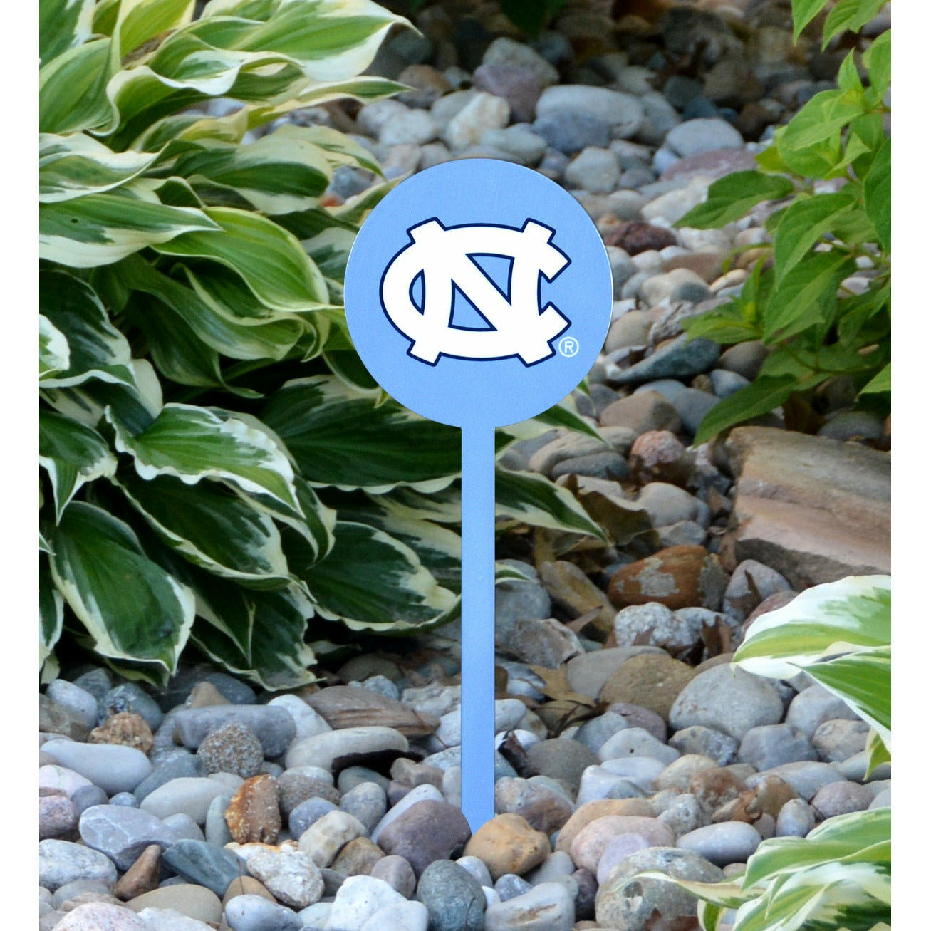 North Carolina Tar Heels Carolina Blue Steel Garden Stake