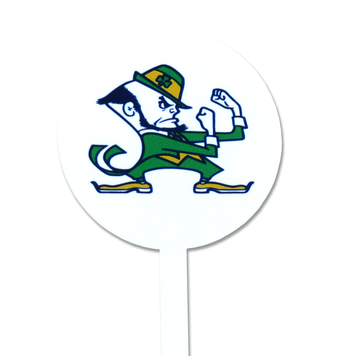 Notre Dame Fighting Irish Leprechaun Steel Garden Stake