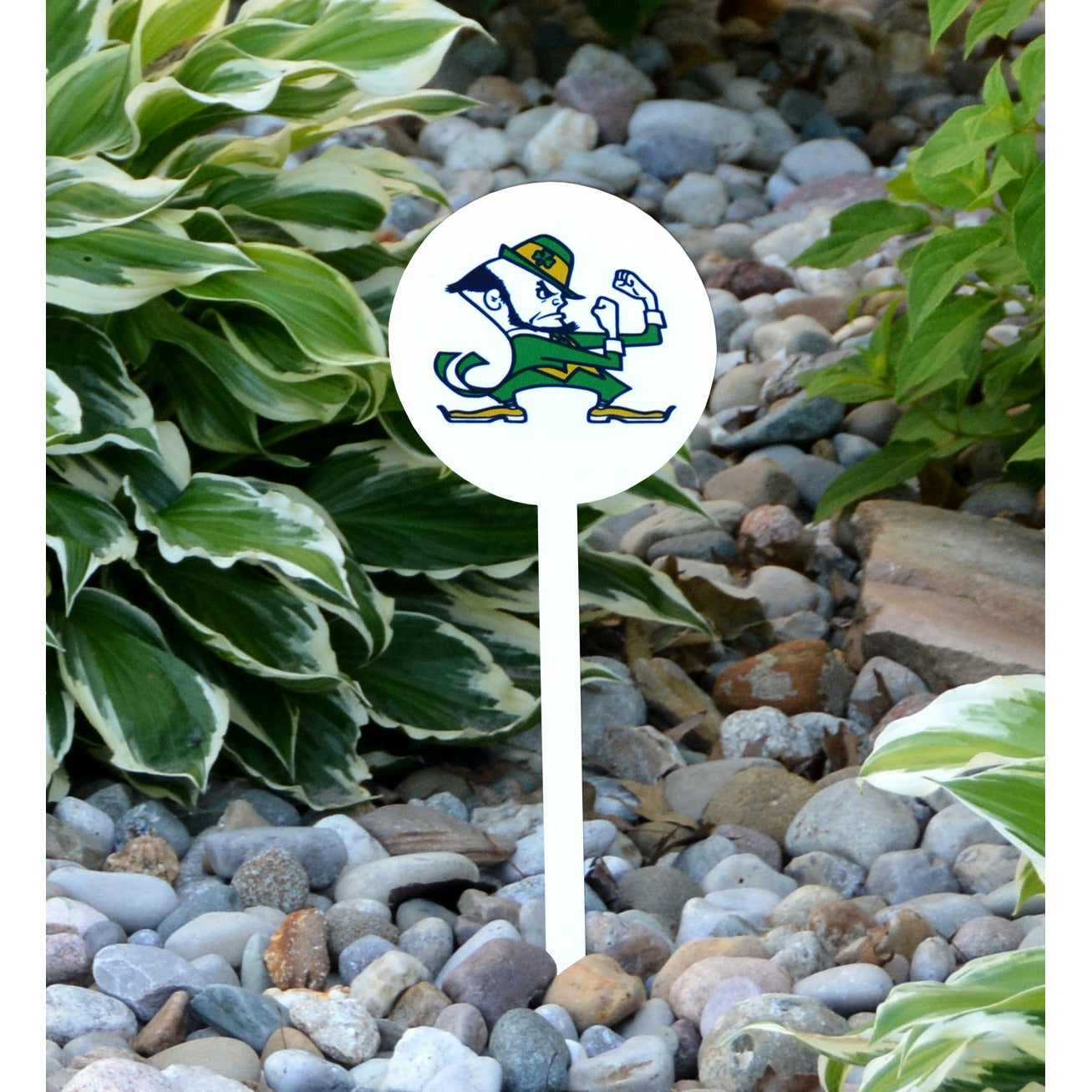 Notre Dame Fighting Irish Leprechaun Steel Garden Stake