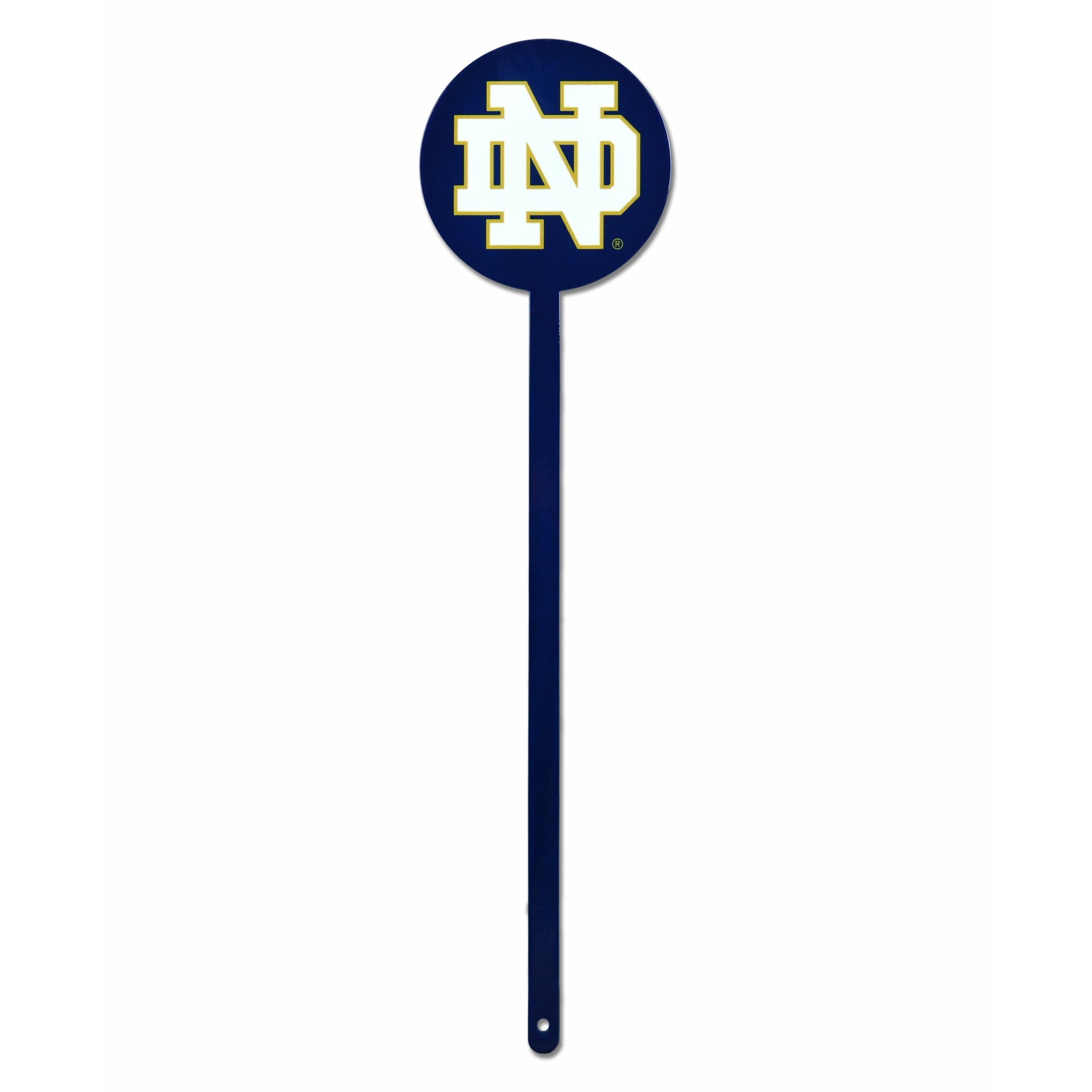 Notre Dame Fighting Irish ND Navy Steel Garden Stake