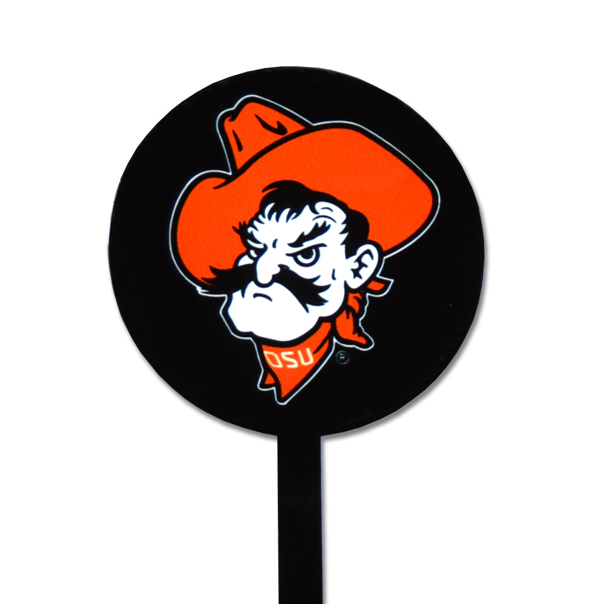 Oklahoma State Cowboys Pete Steel Garden Stake