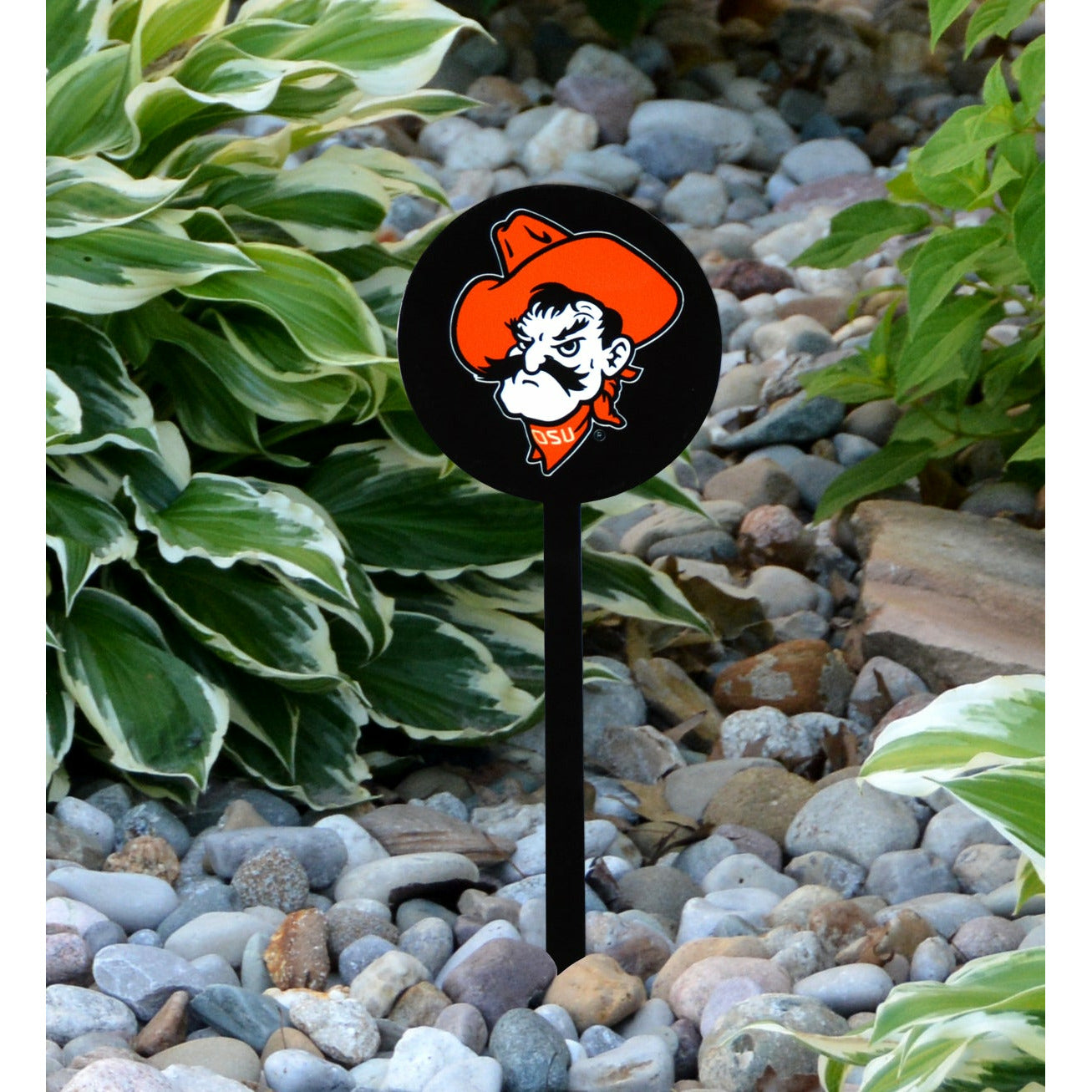 Oklahoma State Cowboys Pete Steel Garden Stake