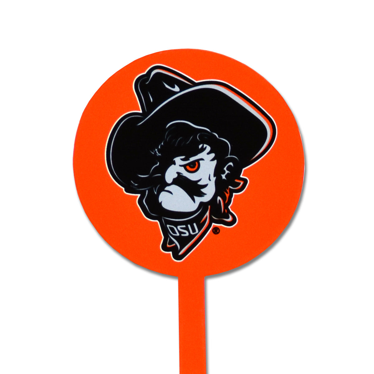 Oklahoma State Cowboys Orange Pete Steel Garden Stake
