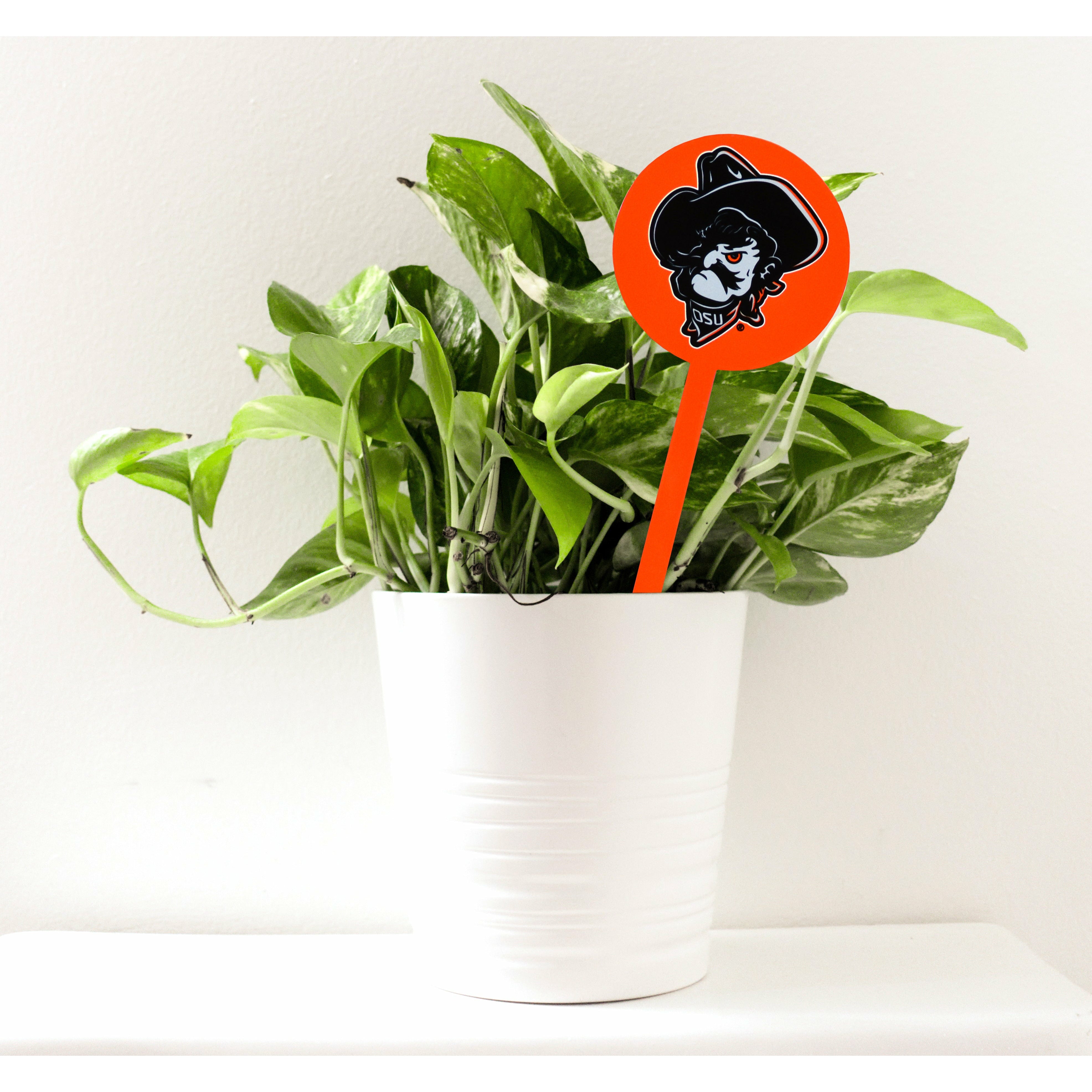 Oklahoma State Cowboys Orange Pete Steel Garden Stake