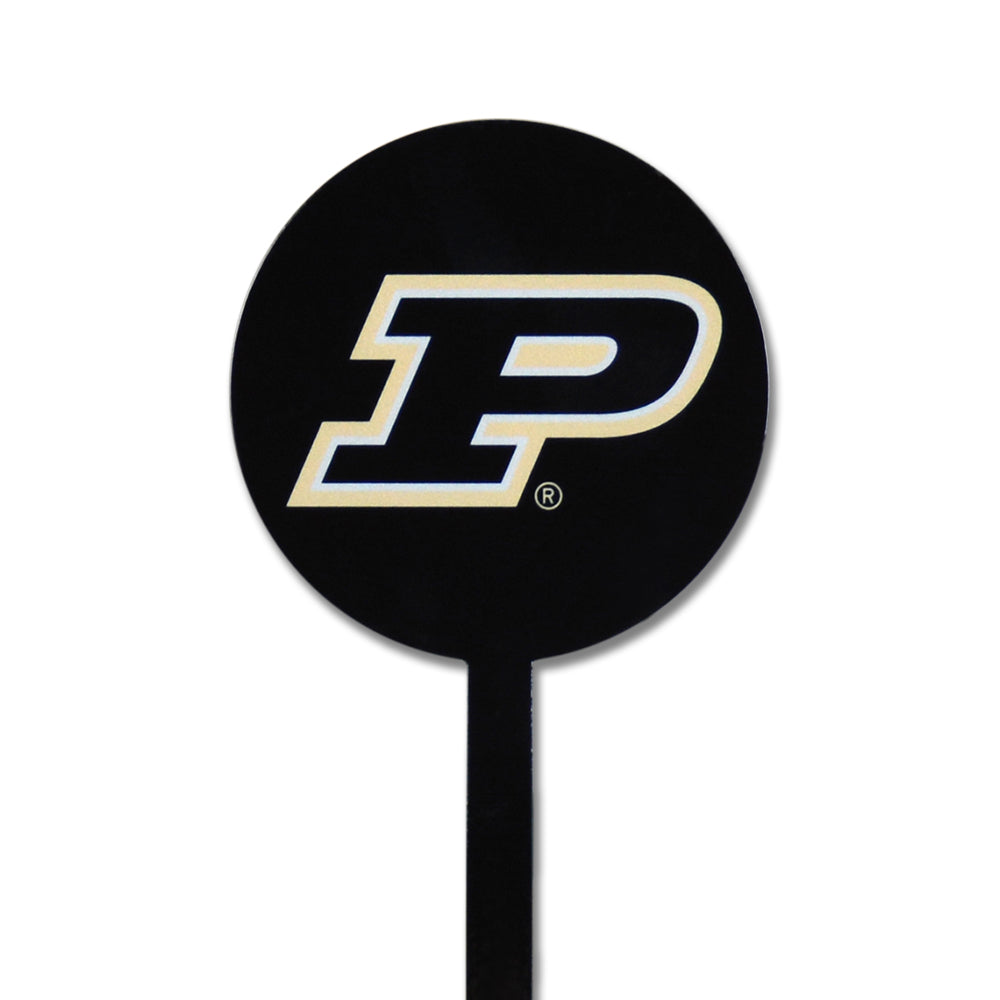 Purdue Boilermakers Black Steel Garden Stake