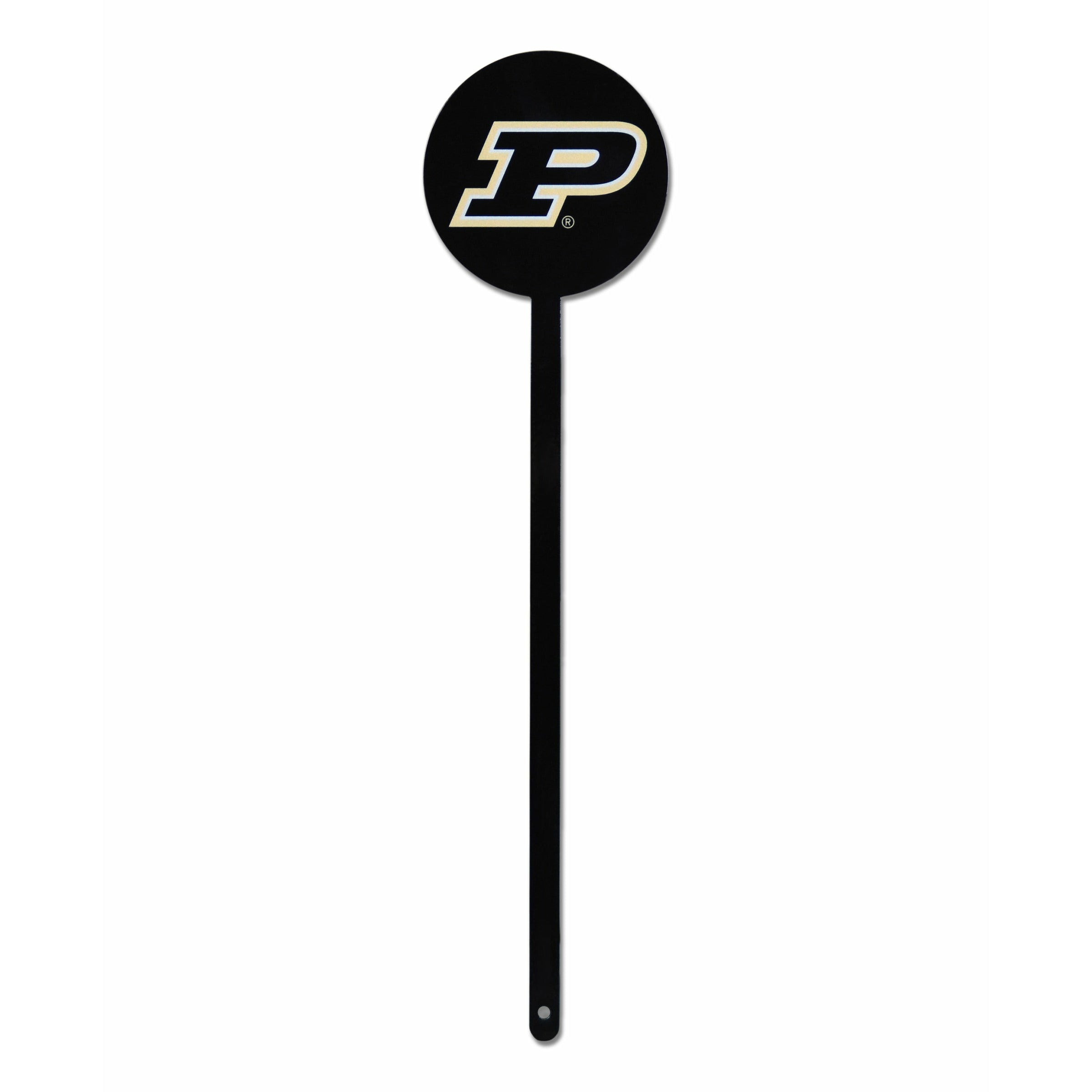 Purdue Boilermakers Black Steel Garden Stake