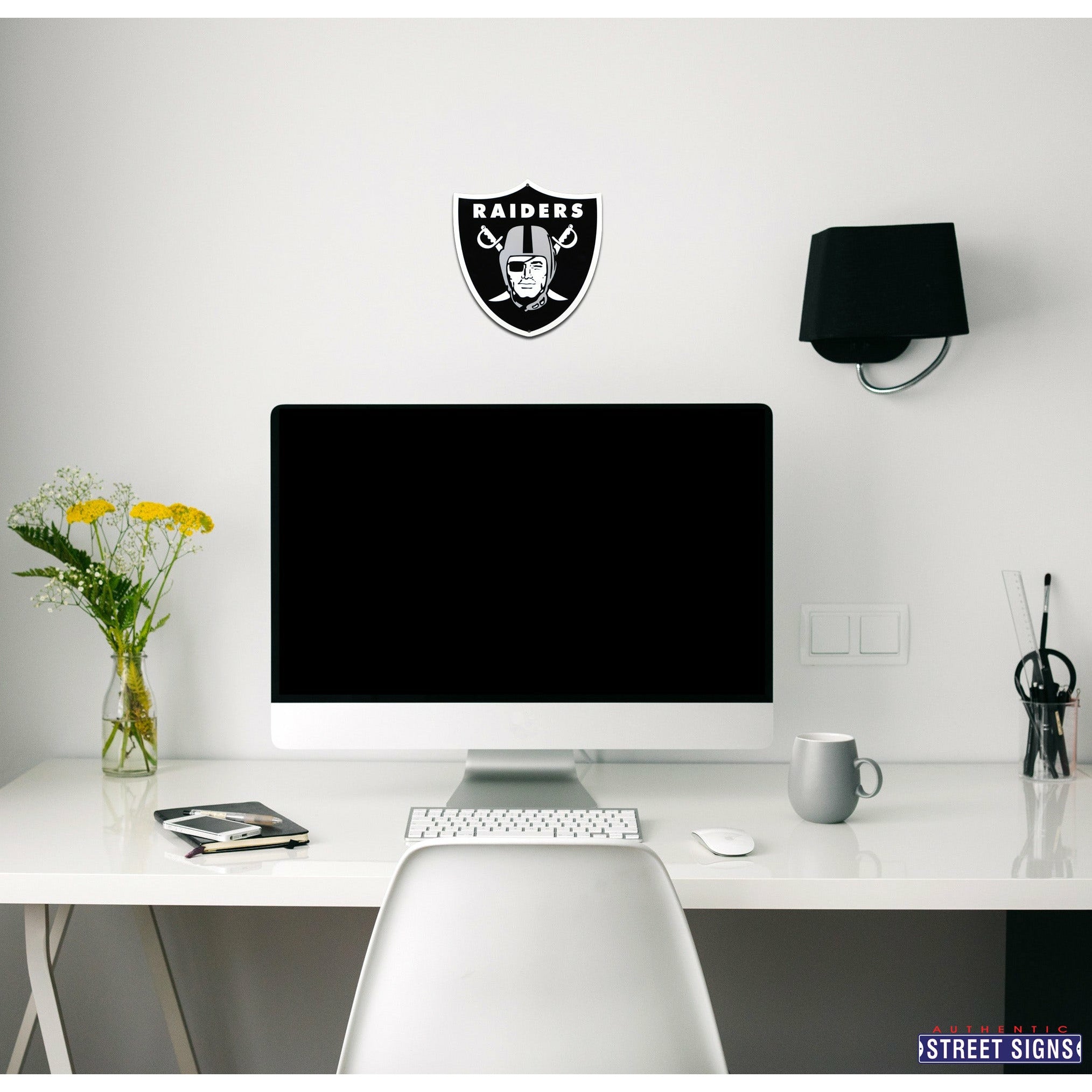 Las Vegas Raiders 12" Spirit Size Steel Laser Cut Sign