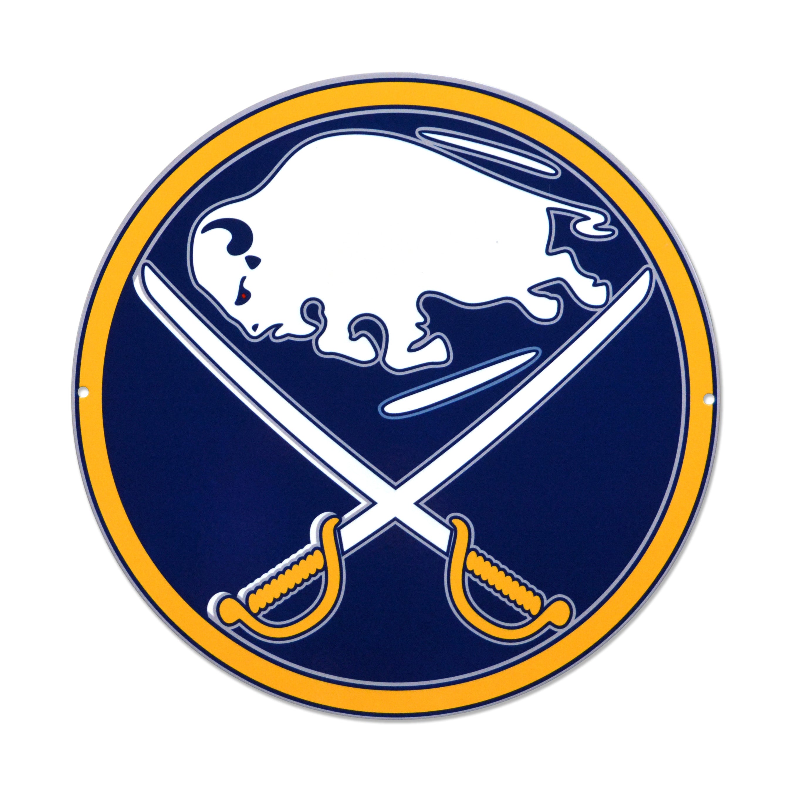 Buffalo Sabres 12" Spirit Size Steel Laser Cut Sign