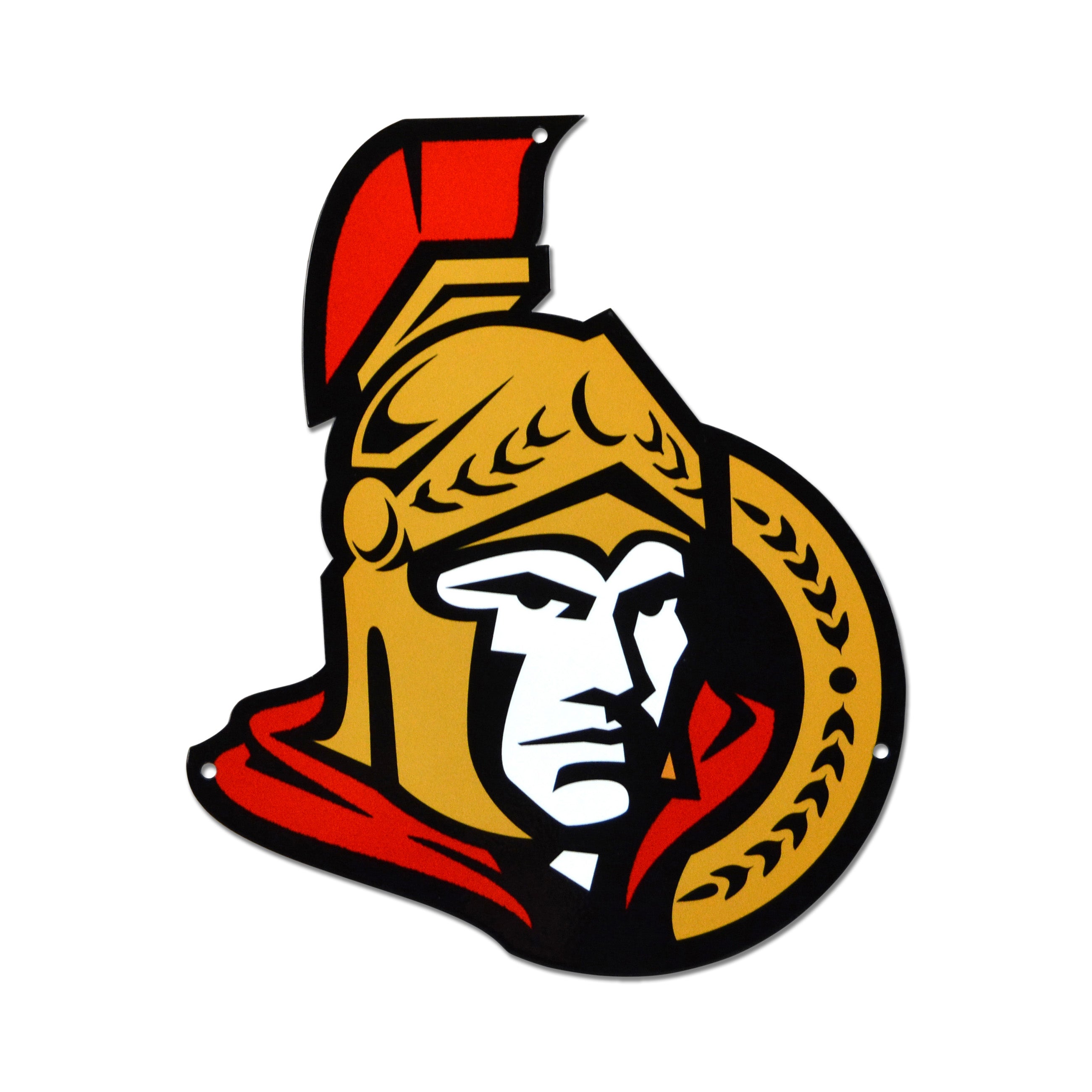 Ottawa Senators 12" Spirit Size Steel Laser Cut Sign