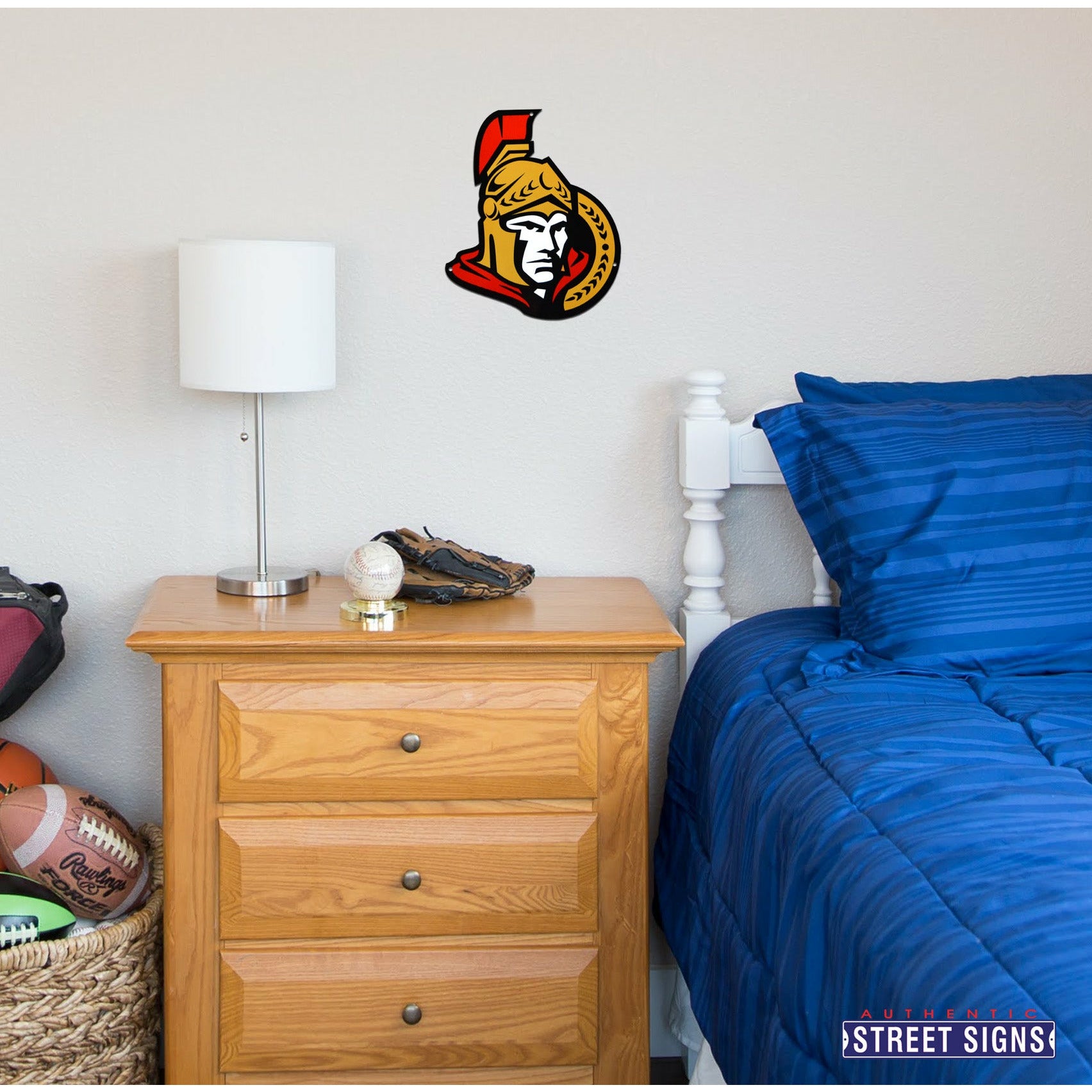 Ottawa Senators 12" Spirit Size Steel Laser Cut Sign