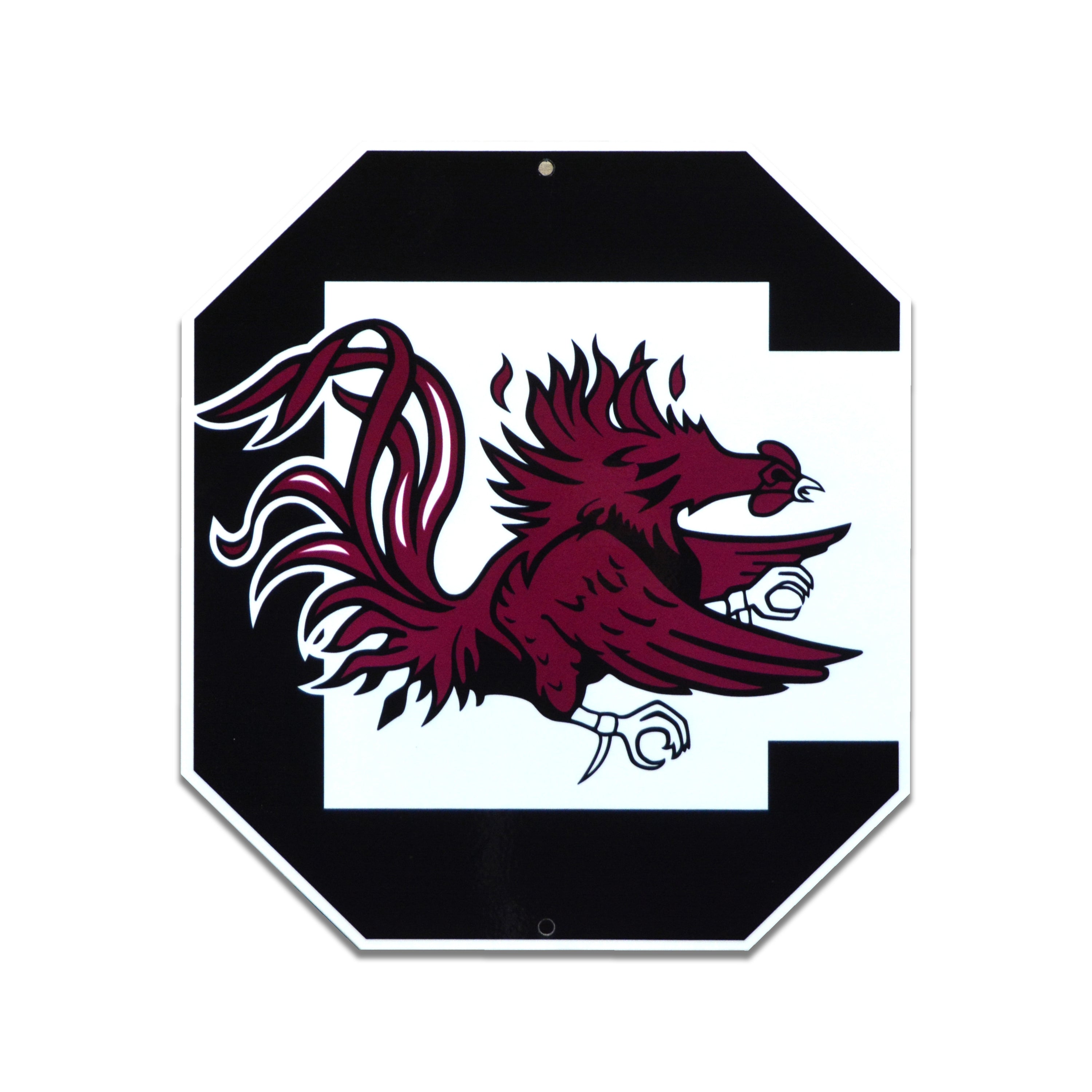 South Carolina Gamecocks - Cocky 24" Statement Size Steel Laser Cut Sign