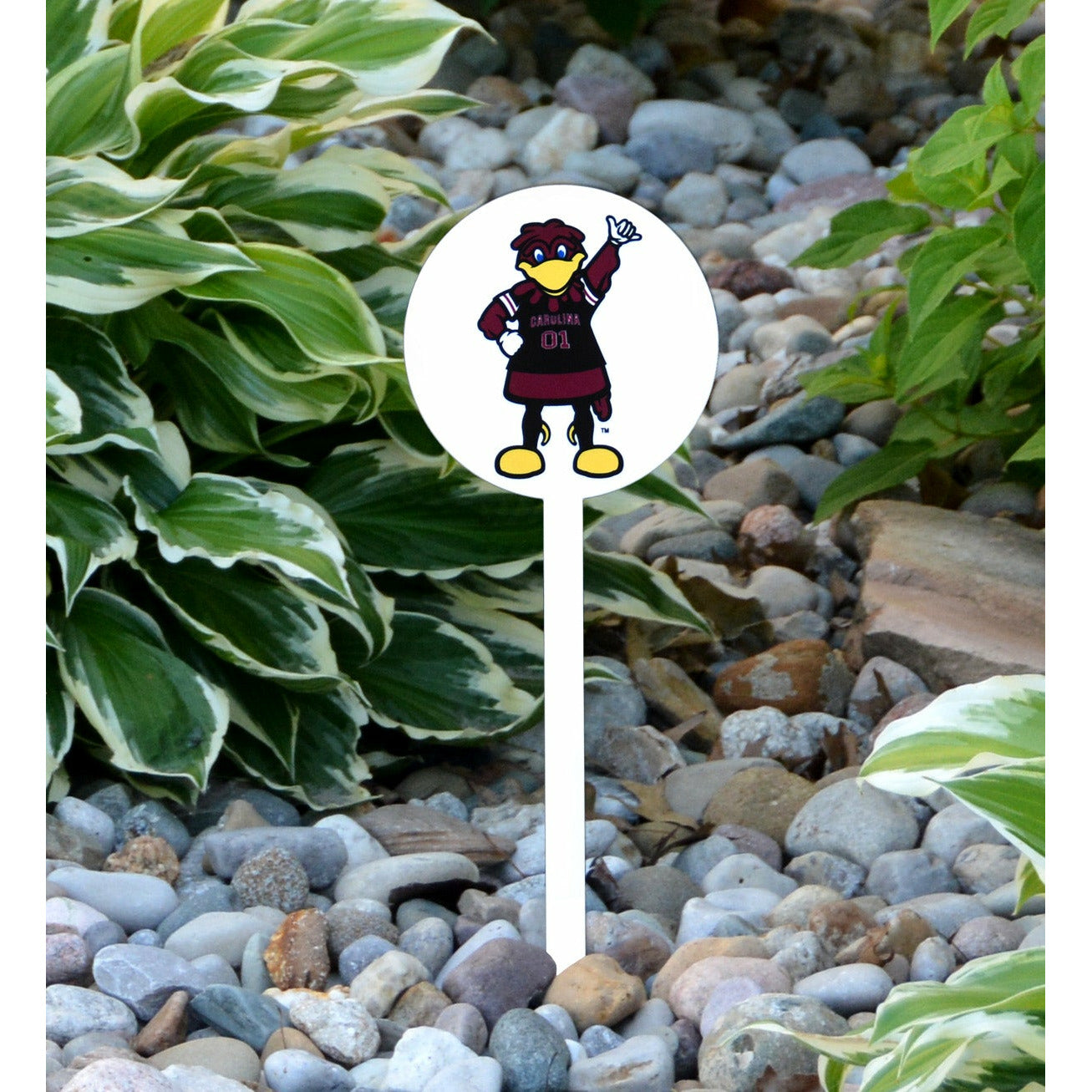 South Carolina Gamecocks Cocky Steel Garden Stake