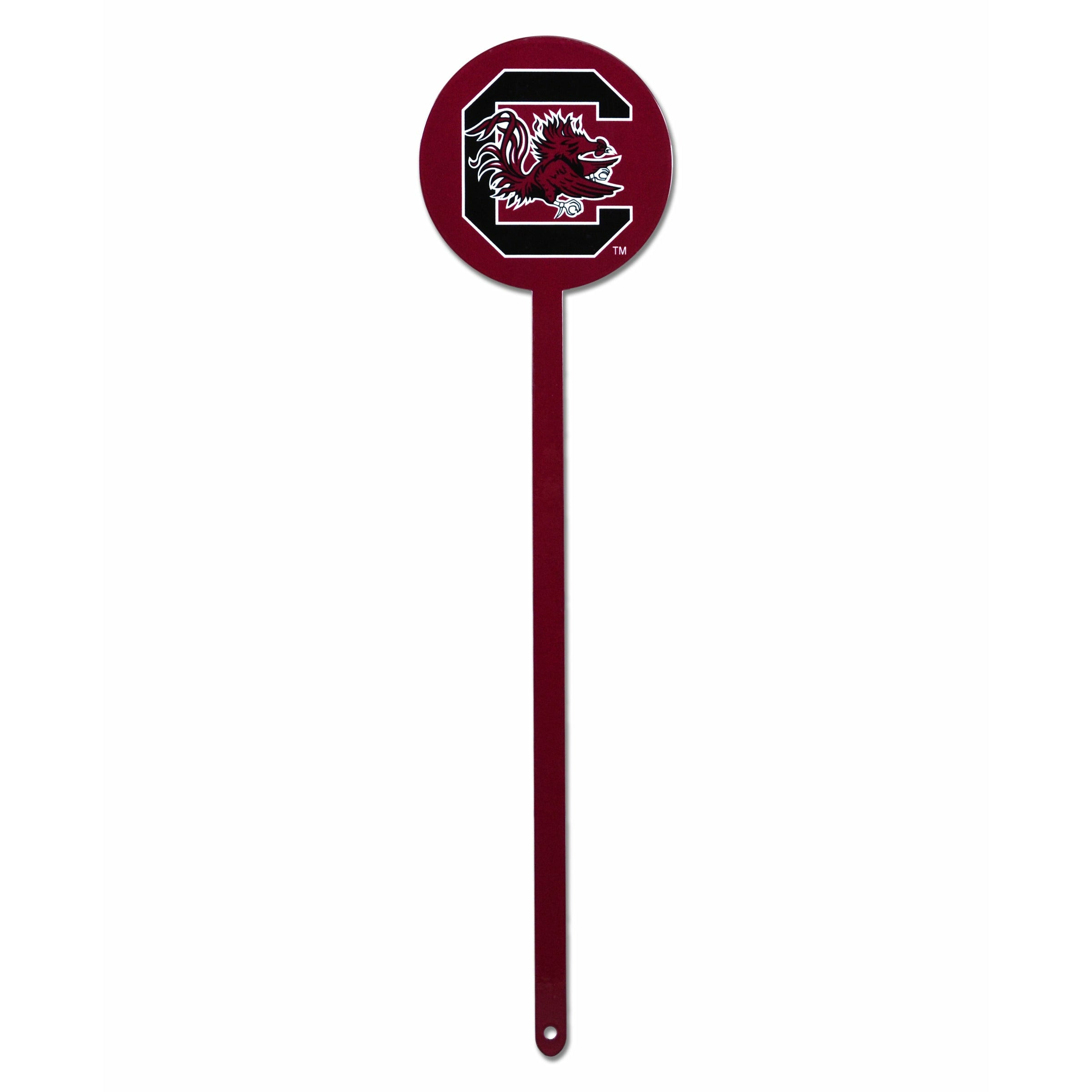 South Carolina Gamecocks Red Steel Garden Stake