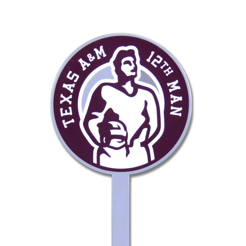 Texas A&M Aggies 12th Man Steel Garden Stake
