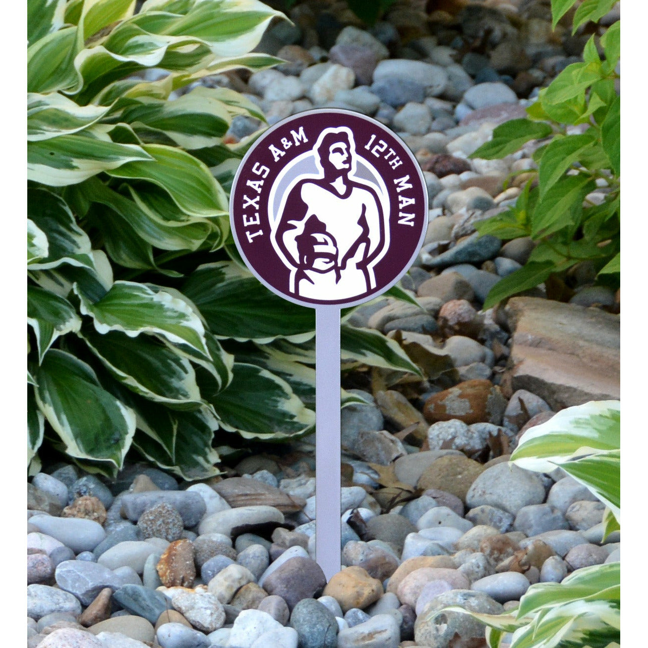 Texas A&M Aggies 12th Man Steel Garden Stake