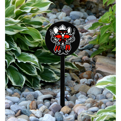 Texas Tech Red Raiders Black Steel Garden Stake