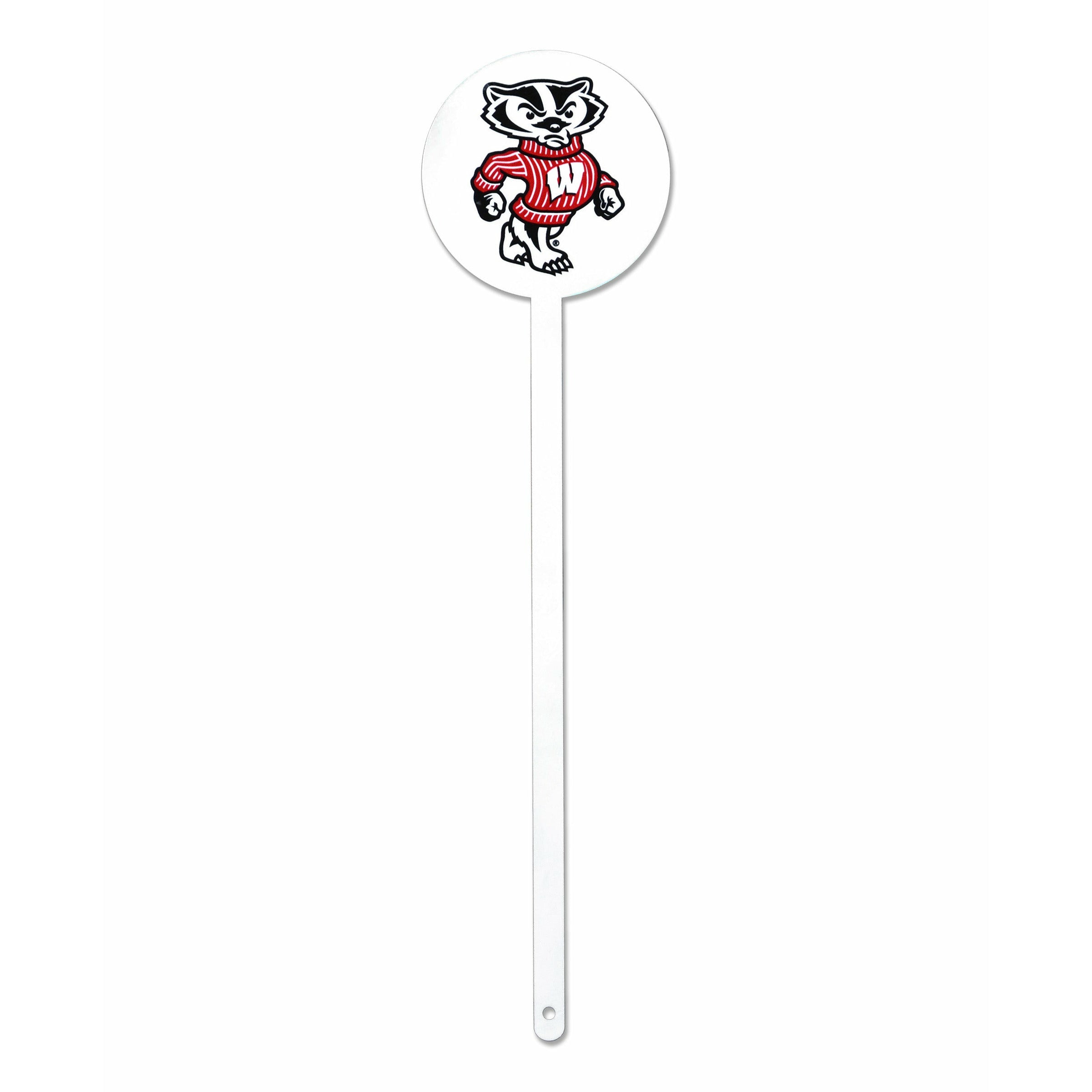 Wisconsin Badgers Bucky Steel Garden Stake